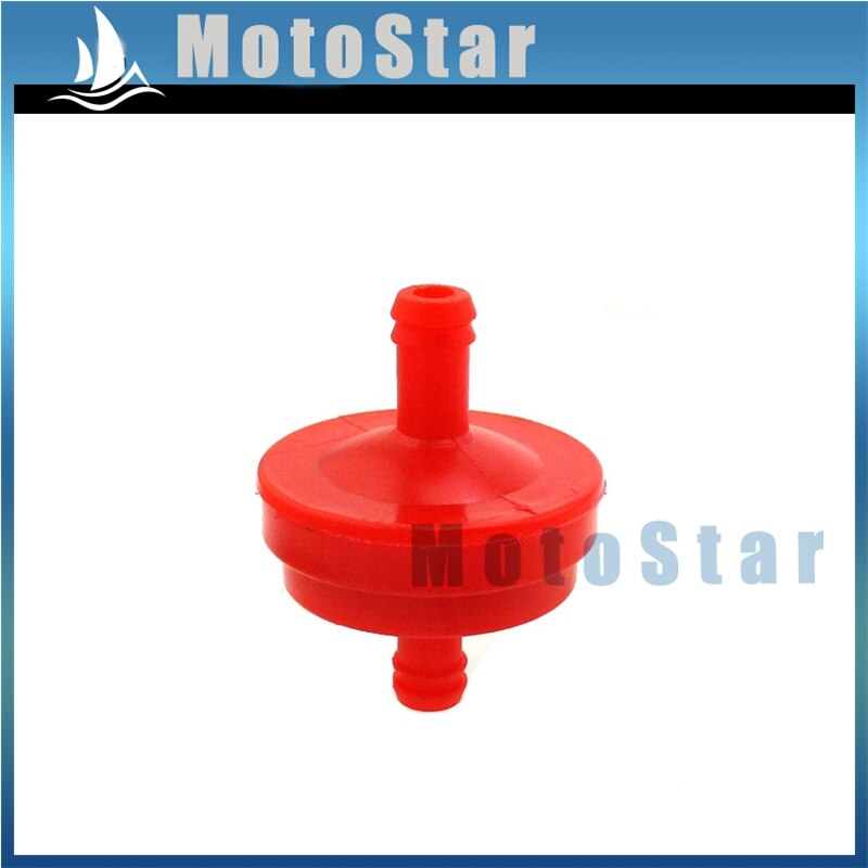 1/4 "filtro carburante rosso ID per trattori tosaerba barche ATV Quad andare kart carrelli