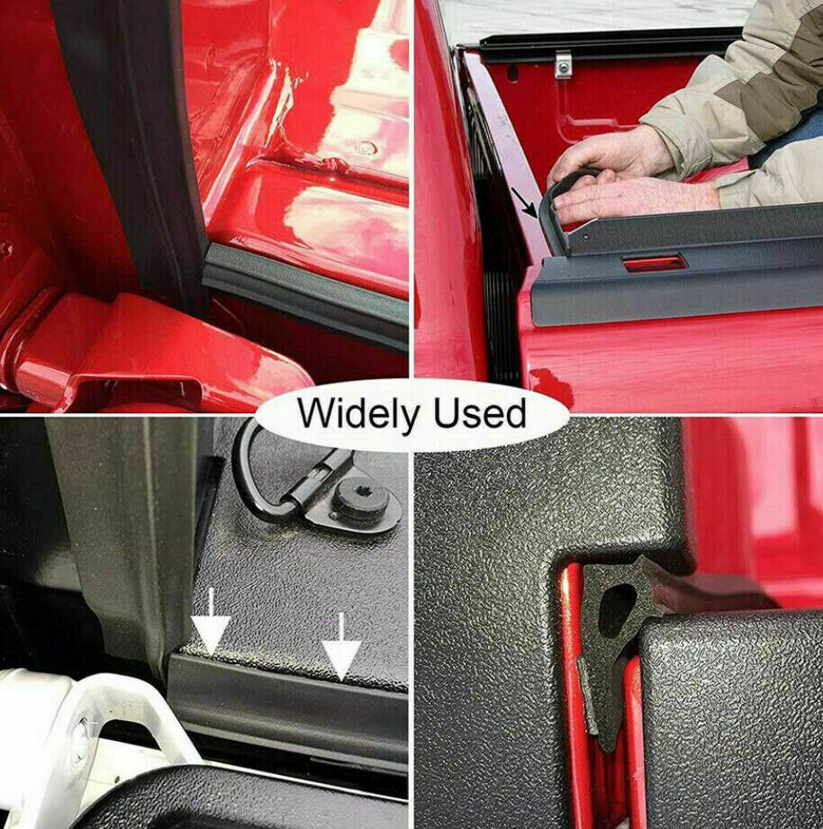 5M 16ft Rubber Black Universal Pickup Truck Bed Tailgate Sealing Strip Anti Dus