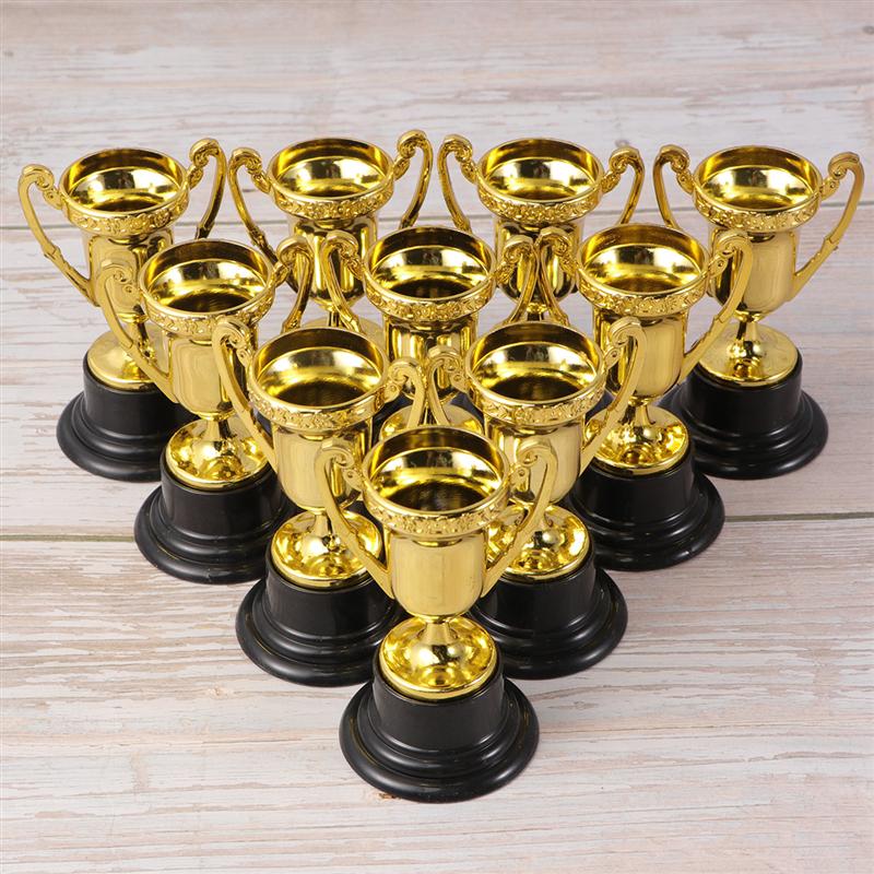 20Pcs Reward Trophy Prize Cup Plastic Trophy Novelty Toy Gags & Practical Jokes For Kids Game Children