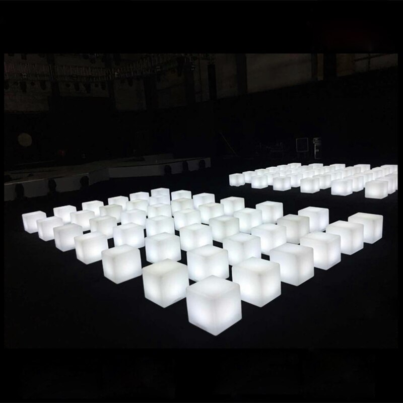 Remote Control LED Garden Light Night Lights Waterproof Outdoor Square Landscape Lawn Lamp Wedding Party Garland decor