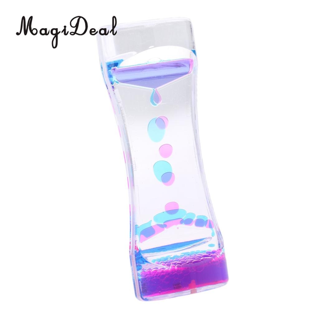 Acrylic Mix Color Liquid Timer Children Sensory Educational Time out Tool Home Room Office Desk Decor Novelty Friends