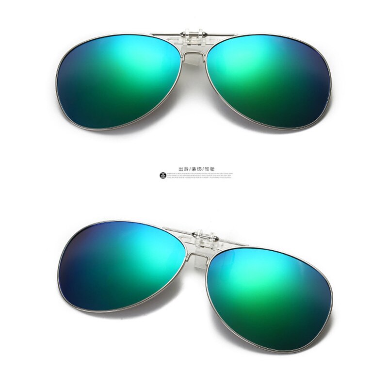 Driver goggles Detachable Night Vision Lens Driving Metal Polarized Clip On Glasses Sunglasses Glasses Car Driving: G