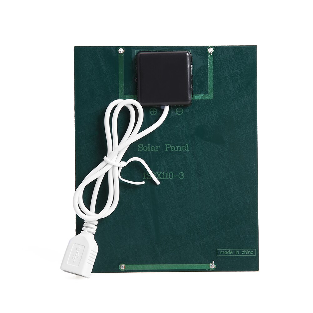 3-Slot AA Rechargeable Battery Charger Smart Phone Portable Flexible Power 2W 6V Output USB Solar Battery Charger