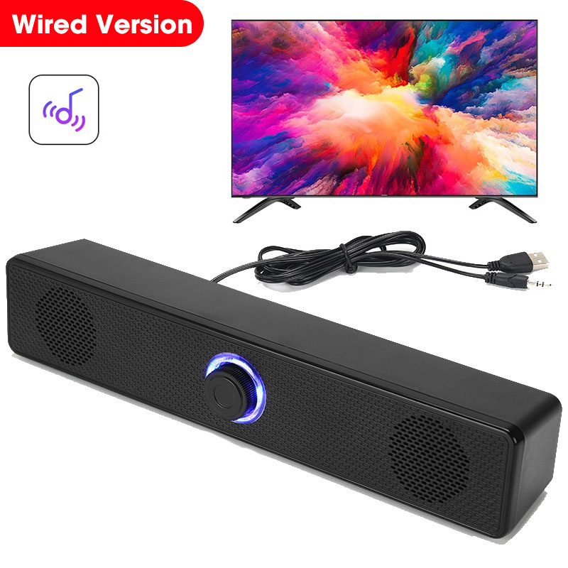 Computer Desktop High Bluetooth Wired Dual-purpose High-volume Microphone Two-in-one Speaker: black