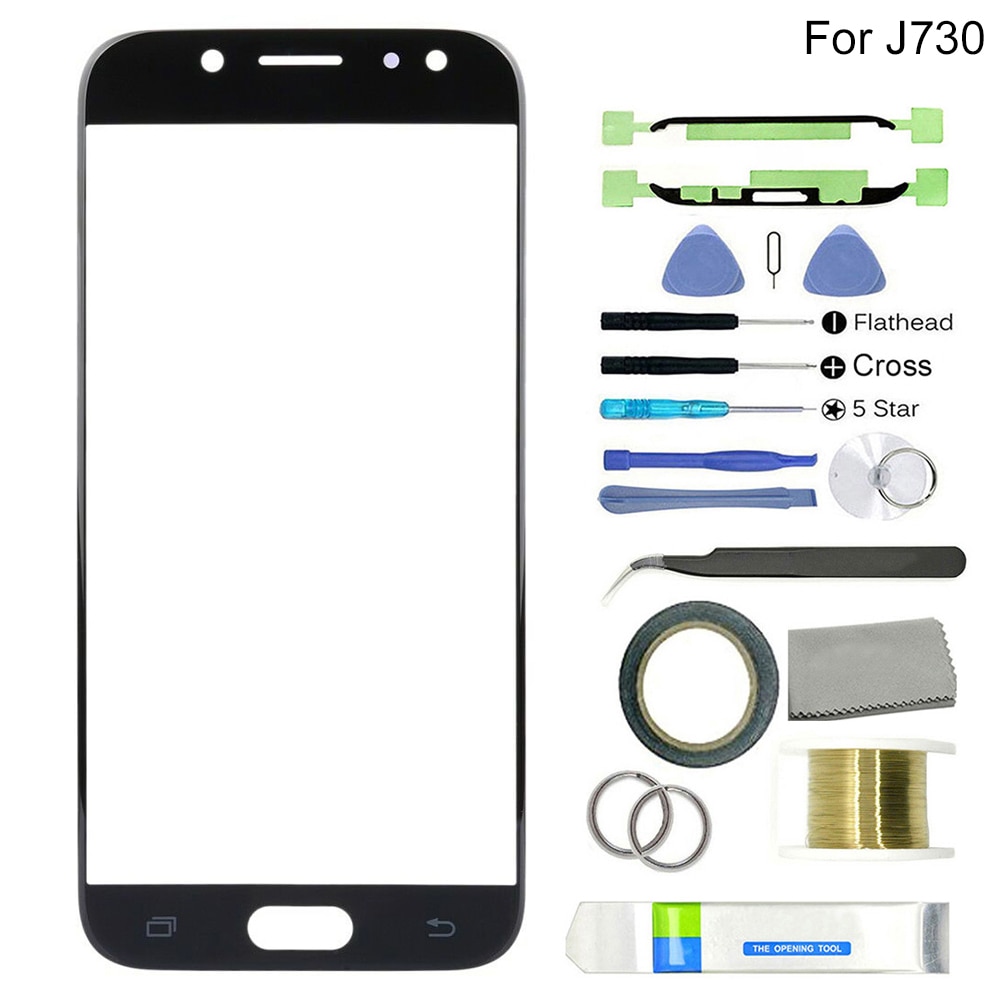 Mobile Phone Screen Replacement Outer Front Glass Screen Lens Repair Replacement Kit for Samsung Galaxy J4 /J530