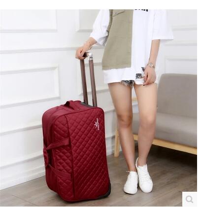 Brand20Inch 24 "grote bagage trolley Case reistas op wielen voor vrouwen mannen koffer Reizen Duffle Rolling Bagage