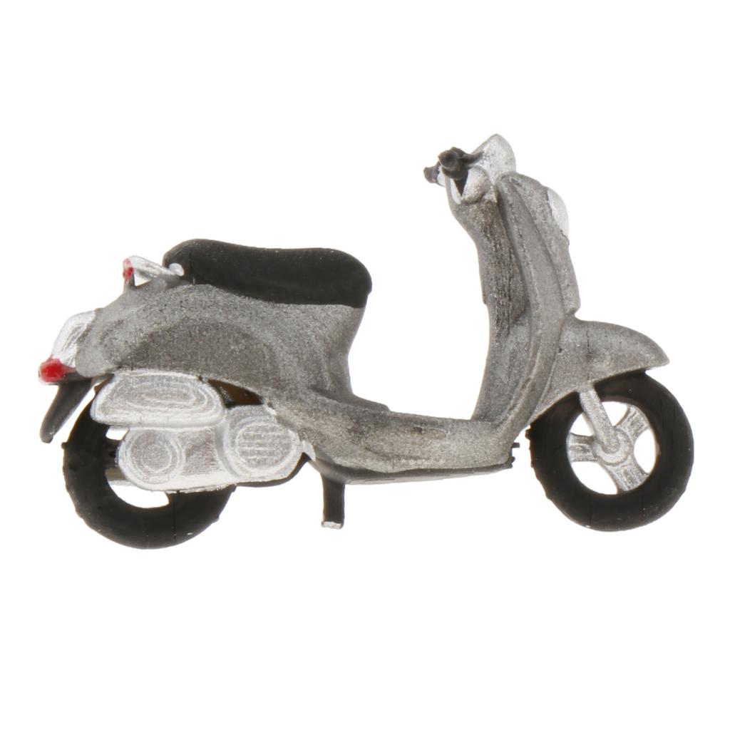 1/64 modell mini skoter gatubyggnad järnvägsväg scenario grupp inredning: Grå