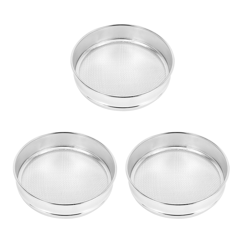3 tamis de jardin robuste, maille de sol, plateau de semences, outil de jardinage-10 (2Mm)