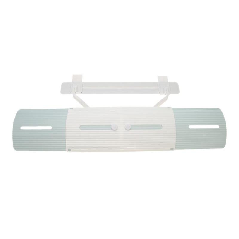 Verstelbare Anti-Wind Shield Voorruit Airconditioning Baffle Schild Wind Gids Maand Airconditioner Cover: grey