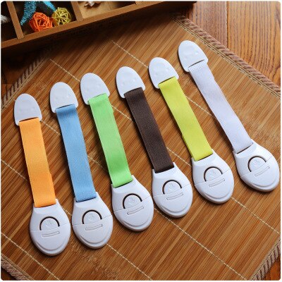 1/3 Pcs Child Lock Child Protection Lock Child Safety Door Lock Plastic Lock Adjustable Random Color: 3pc random color