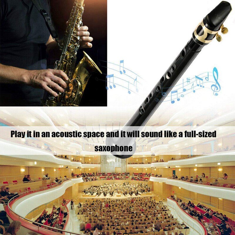 Mini sax bærbar pocket sax saxphone nybegynner small sax little sax mini altsaksofon enkel tast c pocket musikkverktøy