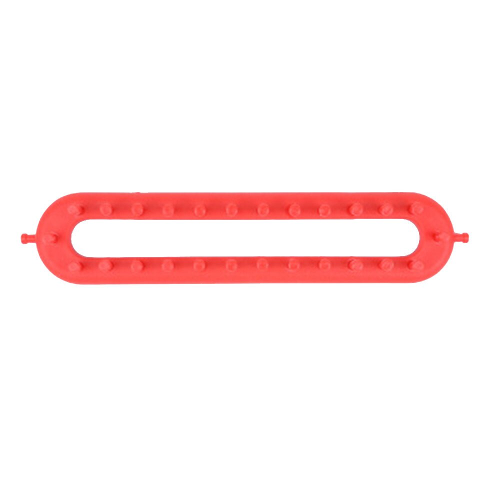 Tricô tear plástico tampa redonda ferramentas de tecelagem chapéu cachecol cachecol makeryarn agulha tear tricô crochê ferramentas de costura: Vermelho