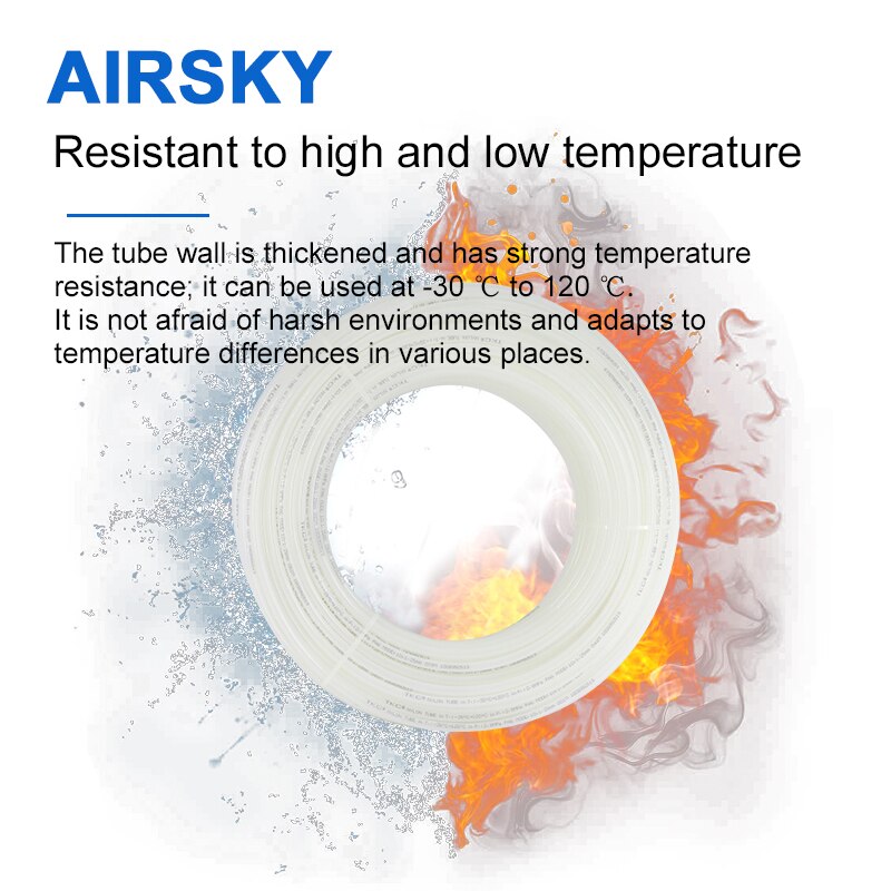 10M rura nylonowa rocznie6 pneumatyczne rury 2.5 4 6 8 10 12mm wysokiego ciśnienia poliamid rura olejowa wyraźna czerń wąż robić sprężonego powietrza robić sprężarki powietrza