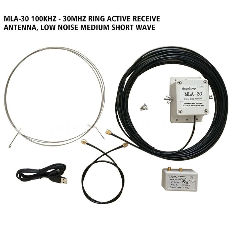 MLA-30 Loop Antenna 100kHz-30MHz Receiving Antenna Aerial for Short Wave Radio