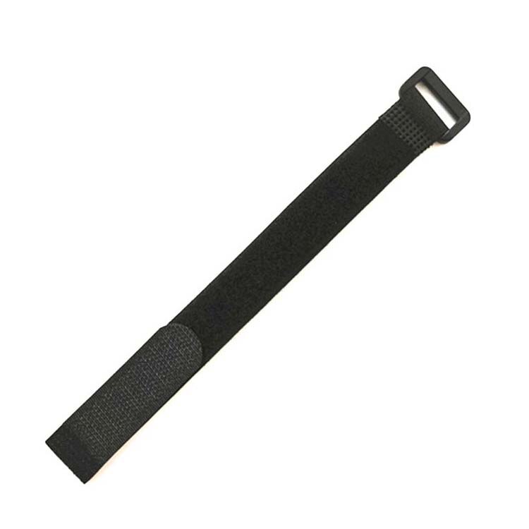 10 Stks/partij 2Cm * 20Cm Nylon Reverse Gesp Klittenbandsluitingen Magic Haak Klittenband Kabelbinders Velcroing Band Sticky lijn Afwerking: Black