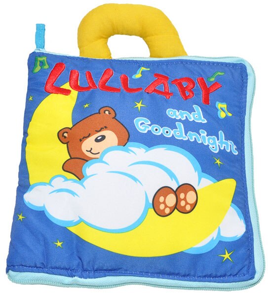 3 patronen voor de vroege cognitieve ontwikkeling van baby's, mijn rustige boek, baby welterusten, stoffen boeken, educatieve activiteitenboeken: Slaapliedje