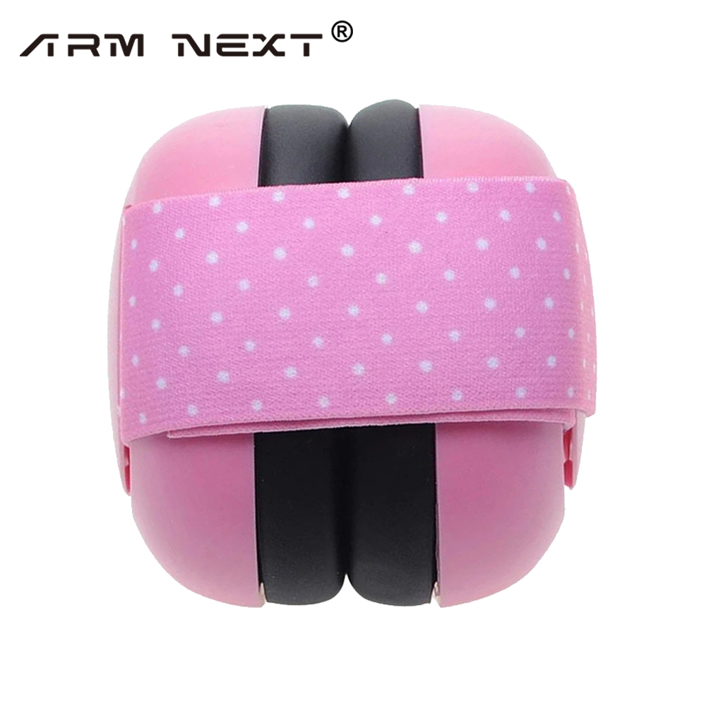 Child Baby Hearing Protection Safety Ear Muffs Kids Noise Cancelling Headphones Sleeping Earplugs Child Earmuff: pink