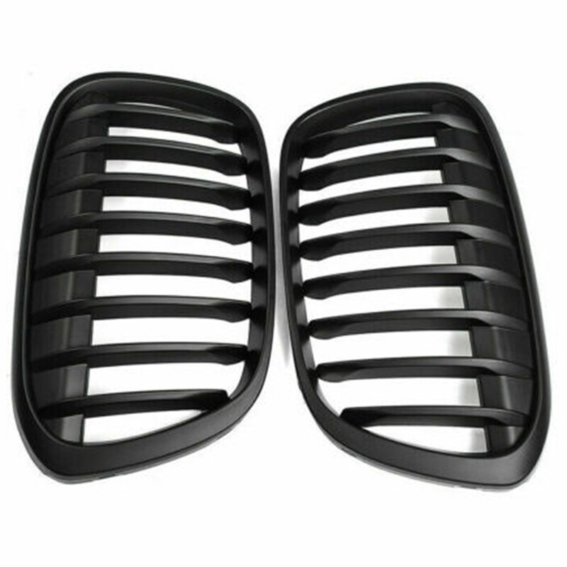 Matt svart frontstøtfanger nyregrill for-bmw  x1 f48 f49