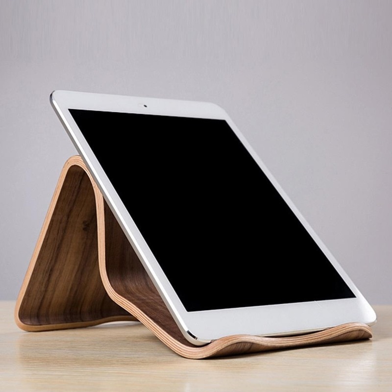 Collectie Samdi Houten Universal Tablet Pc Telefoon Standhouder Beugel Voor Ipad Samsung Tab Houder Beugel