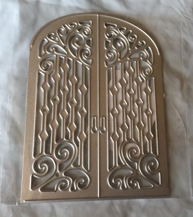 Metal Cutting Dies Frame Door Window Stencil For DIY Scrapbooking Embossing Paper Wedding Card Die Cuts Photo Album Making Craft