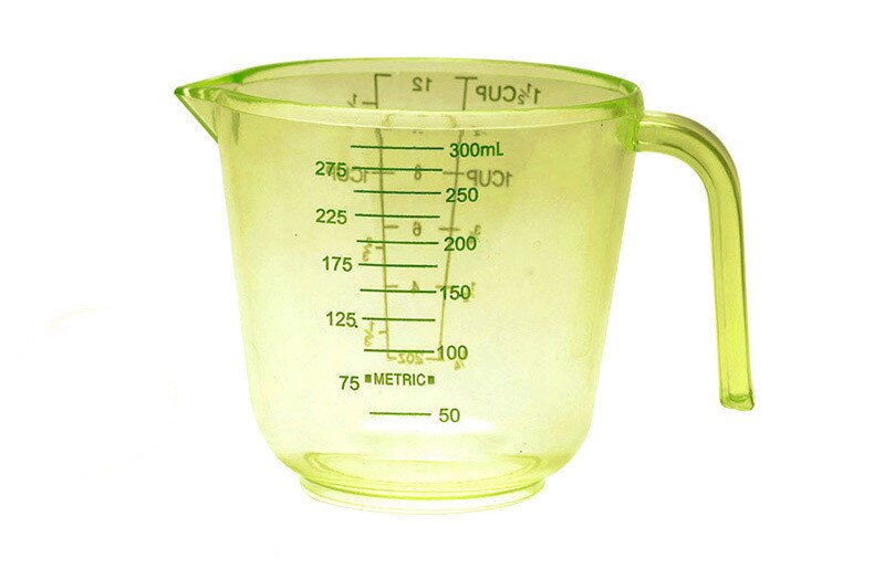 1PC 300ml Measuring Cup Plastic Graduated Liquid Measuring Cups Cooking Baking Measuring Tool ELB 036