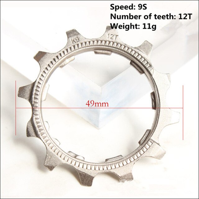 mountain bike cassette flywheel 9S 11T-19T full range of flywheel repair parts compatible with SHIMANO/SRAM/SunRace: 9-Speed 12T