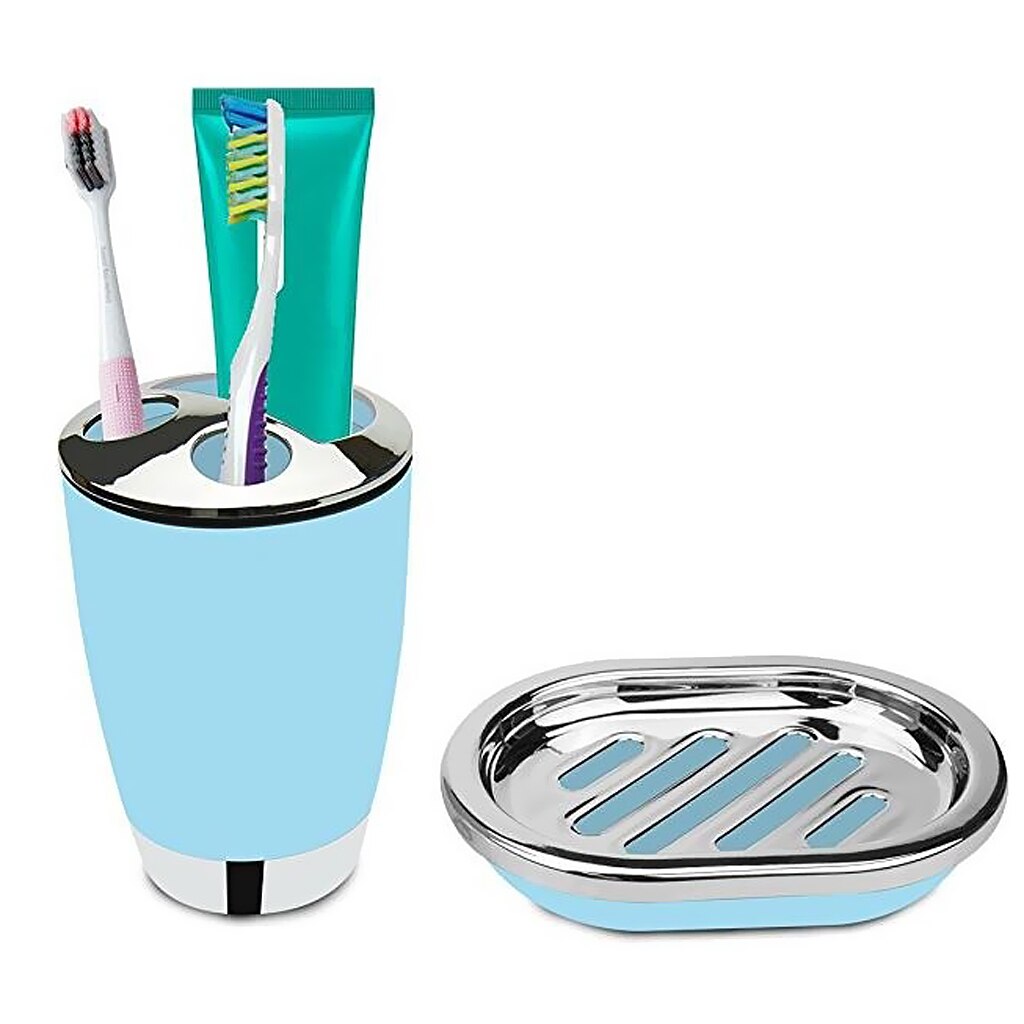 8 Colors Bathroom Accessories Set 6 Pieces Bath Ensemble Bath Set Collection