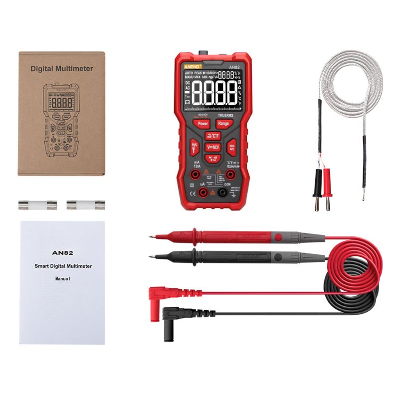 AN82 Digital Multimeter Tester DIY Transistor Capacitor NCV Testers: 7HH802770-R