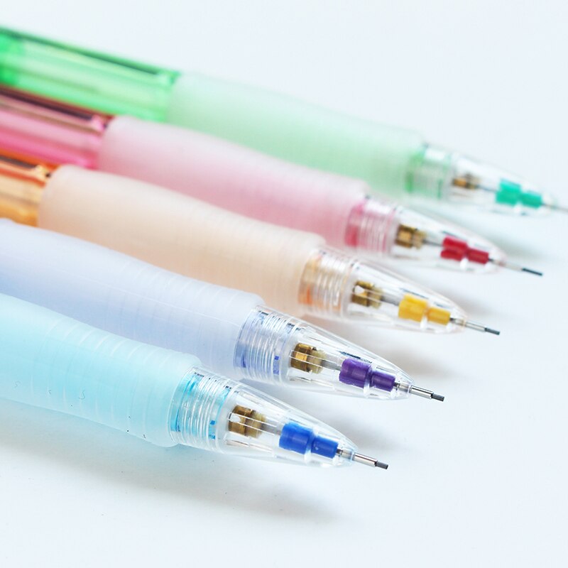 PILOT/ H-185N Color transparent mechanical pencil retractable nib mechanical pencil 0.5