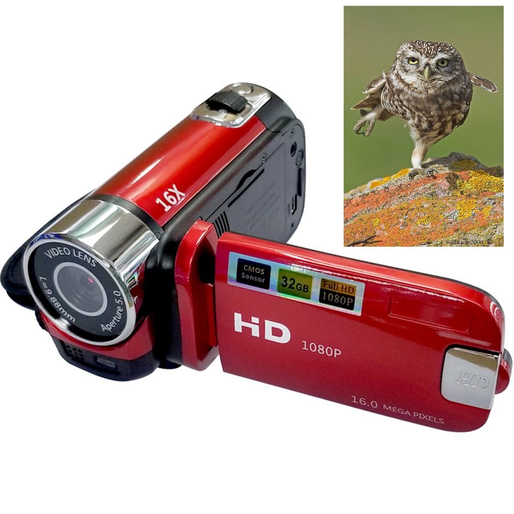 1080P Anti-shake LED Light Digital Camera Video Record Camera Timed Selfie High Definition