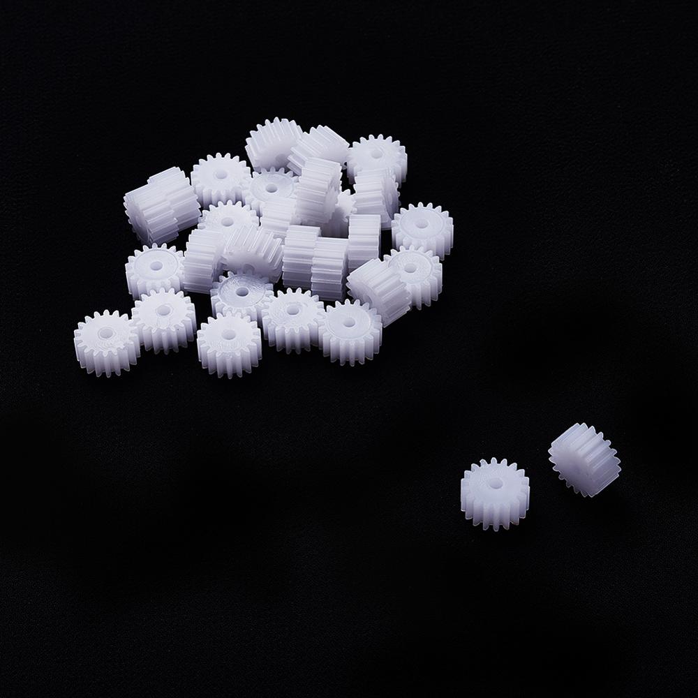 18/20/22/24 Teeth Plastic Gear Model 182A/182.5A/202A/C202A 0.5 Modulus Toy Motor Parts Accessories 10~50pcs