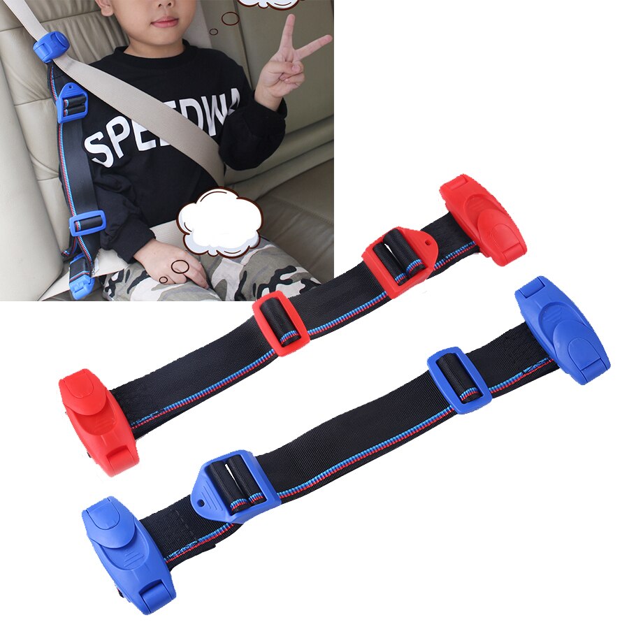 1 Pcs Car Seat Veiligheid Belt Cover Stevige Verstelbare Veiligheid Seat Belt Pad Clips Baby Kind Bescherming Auto-Styling auto Goederen