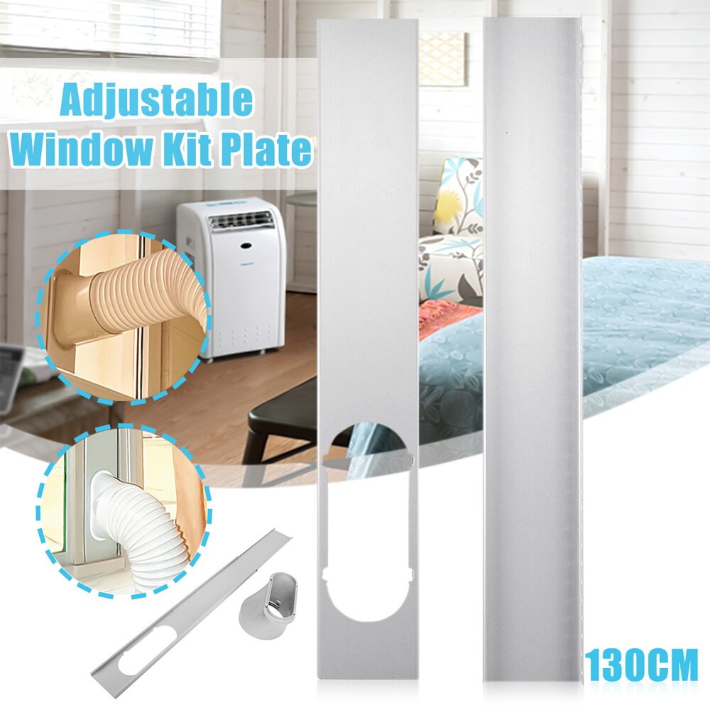 Summer 6Inch Adjustable Window Kit Plate Window Adaptor for Portable Air Conditioner Exhaust Hose Tube Connector