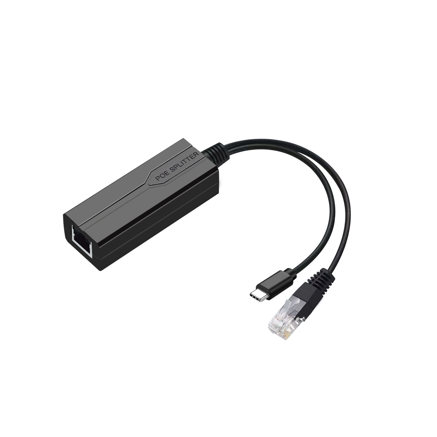 48V to 5V POE Splitter Adapter Active Adaptive Separator Isolated Injector DC Micro USB tpye-C USB Female for 100M Camera: SKY BLUE