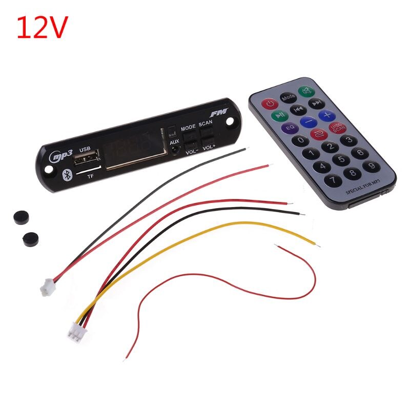 Module Radio FM sans fil Bluetooth 5V 12V, carte décodeur MP3 WMA, lecteur MP3 avec télécommande pour voiture
