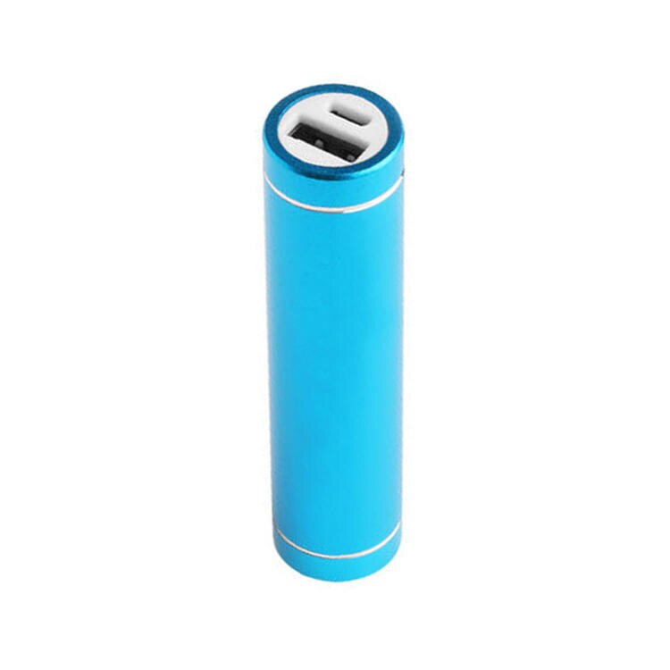 Draagbare Usb Mobiele Power Bank Charger Pack Mini Kleurrijke Diy Doos Batterij Case Voor 1X18650: Blue