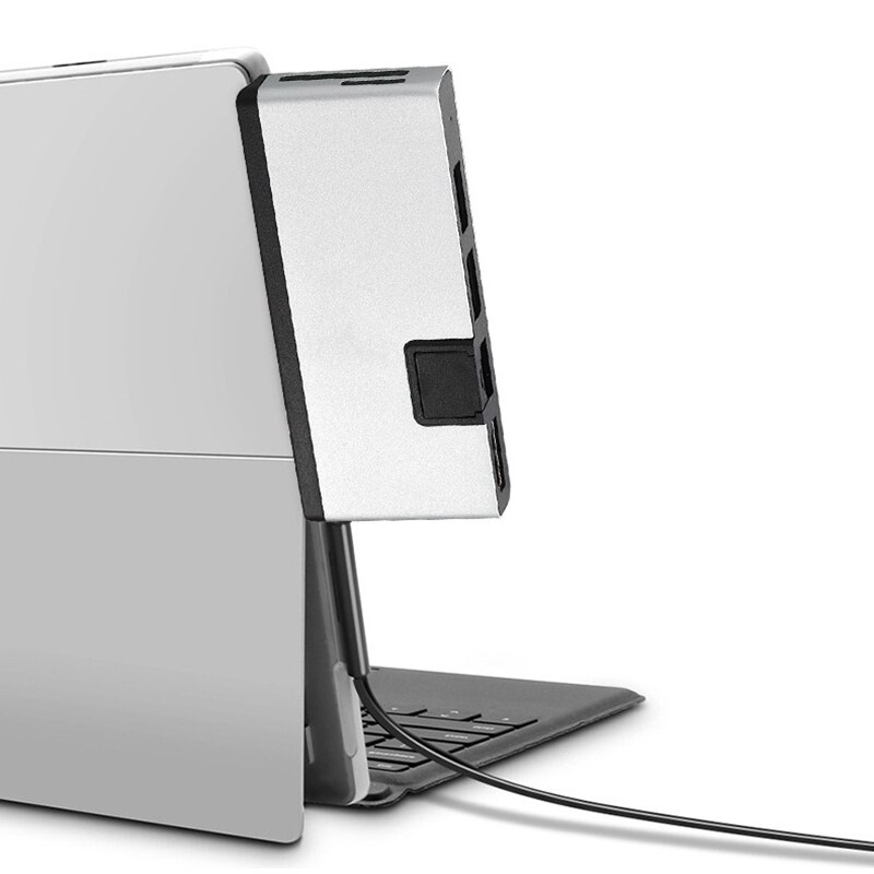 6 in 1 USB Laptop Docking Station 4K HDMI Gigabit Ethernet Adapter SD/TF Charge Docking Station For Surface Go