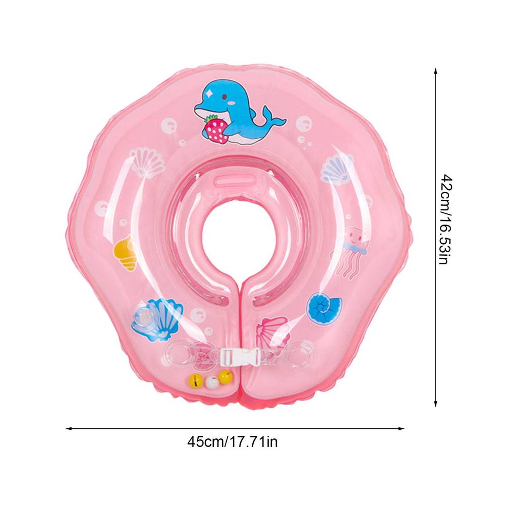 Swimming Baby Accessories Neck Ring Tube Safety Infant Float Circle For Bathing Inflatable For 1-10 Months