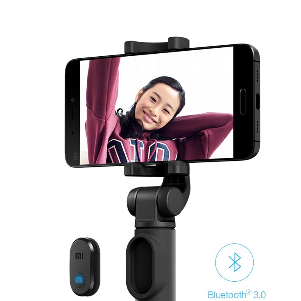 Xiaomi-trípode plegable Original, palo Selfie monopie Bluetooth con botón inalámbrico, palo de autofotos con obturador para teléfonos iOS y Android