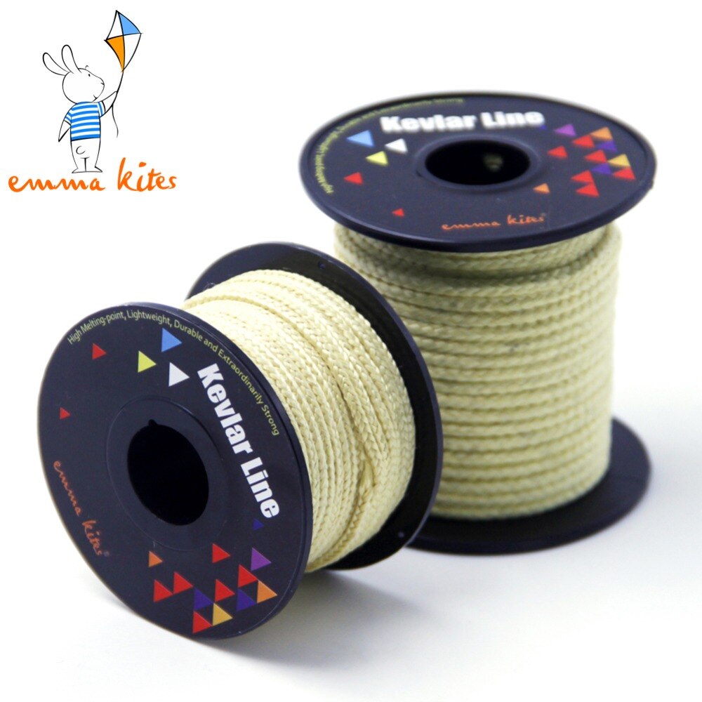 Kites Accessories 100-2000lbs Braided Kevlar Kite Line String Strong Multifunctional Cord for Fishing Camping Hiking Backpacking