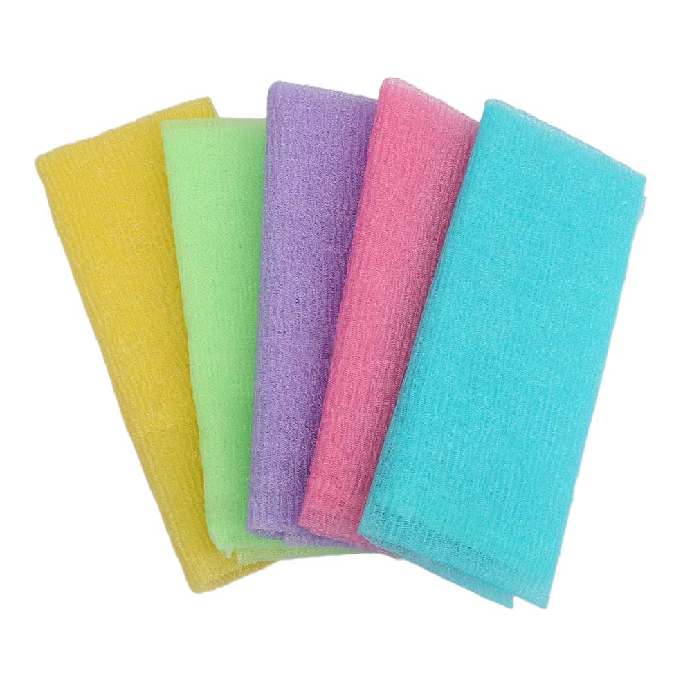 Body Washing Clean Exfoliate Puff Scrubbing Wash Cloth Mesh Bath Shower Nylon Wash Cloth Bath Towel Bath Shower