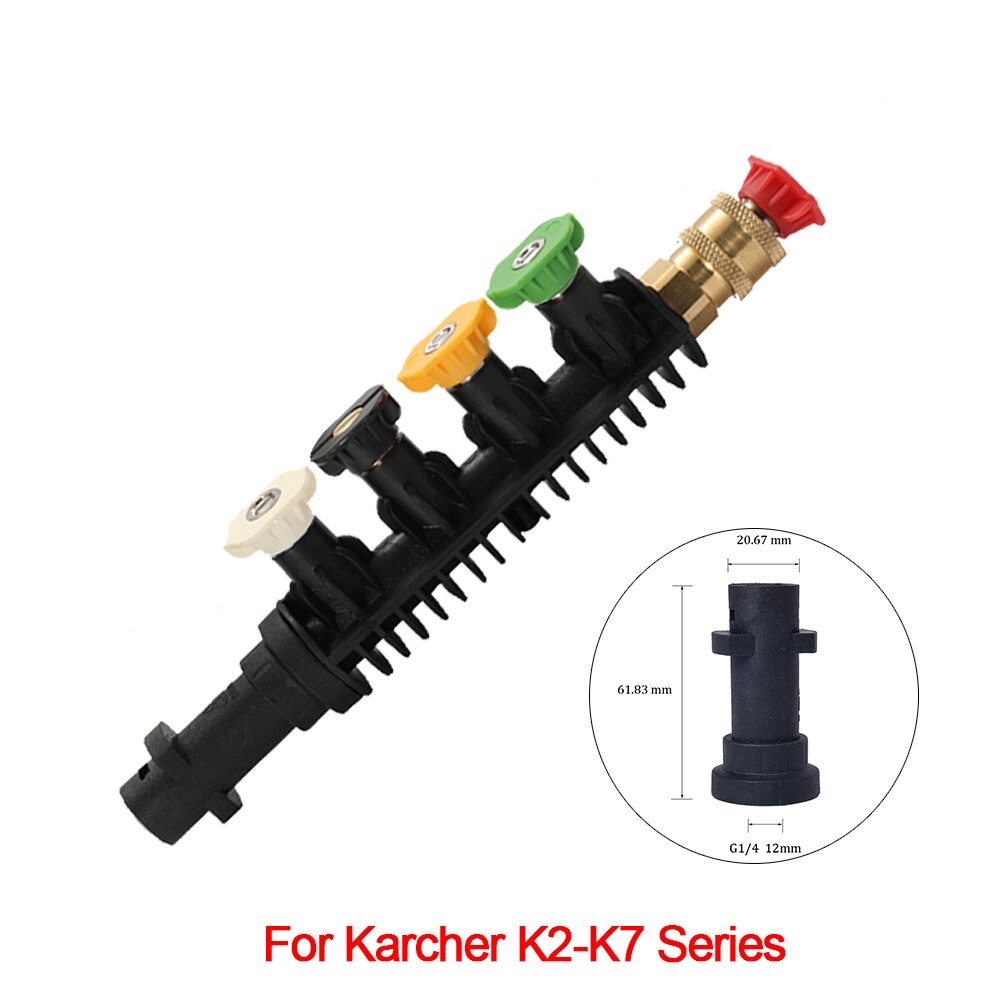 M22 mannlige messingadapter høytrykksspyler vannlanse sprøytepistol for karcher k-serien vaskepistol for bilrengjøring