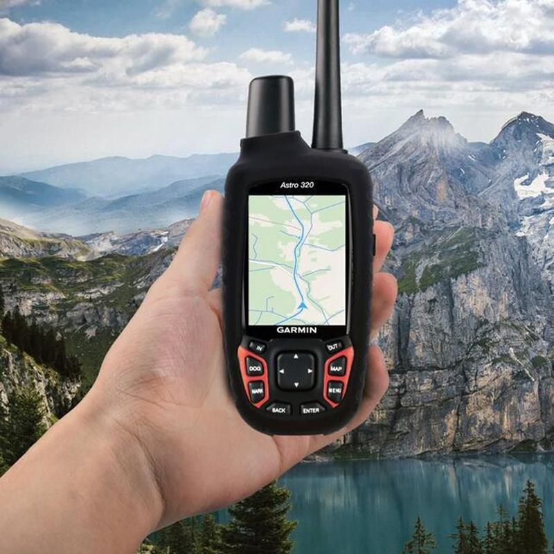 Funda protectora genérica de silicona para Garmin GPS Astro 430 320 220 900 con protector de pantalla Astro 320 para Alpha 50 ALPHA