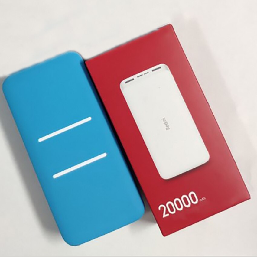 Anti Silicone Protective Case Cover For Redmi 20000mAh Power Bank Protection Cover Phones Power Bank Accessories