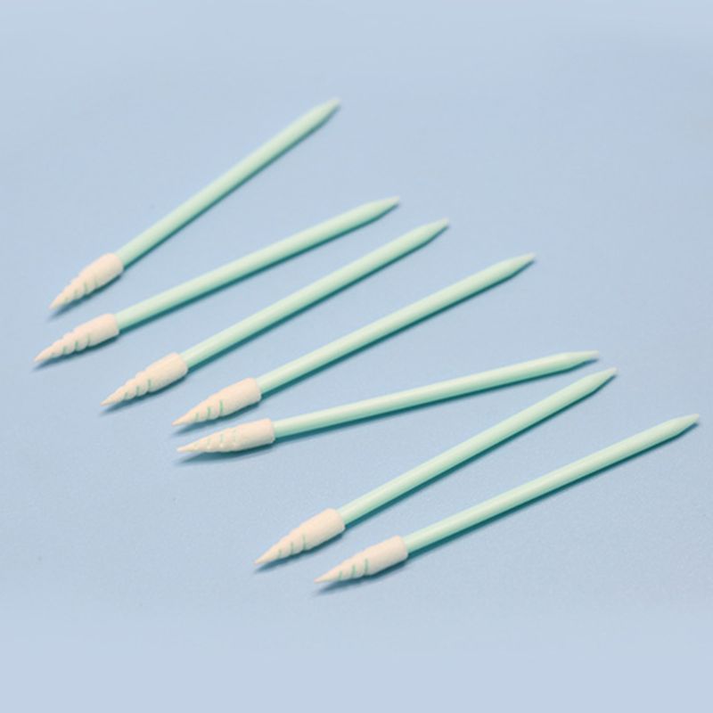 100 szt. Małe szpiczaste końcówki chusta na głowę wacik robić czyszczenia szarpie wolne od kurzu gąbki DXAD