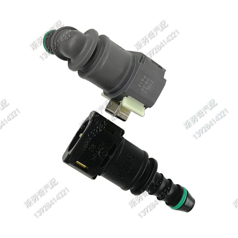 Línea de combustible D8 ID6, conector hembra rápido, filtro de gasolina, filtro de combustible para Peugeot y Citroen, 10 Uds. Por lote