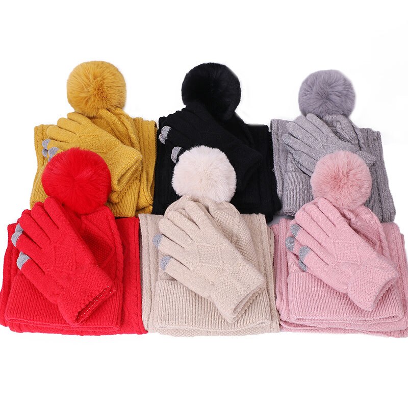 Rock Creek Mütze & Schal Schal Mütze Handschuhe Set U-104