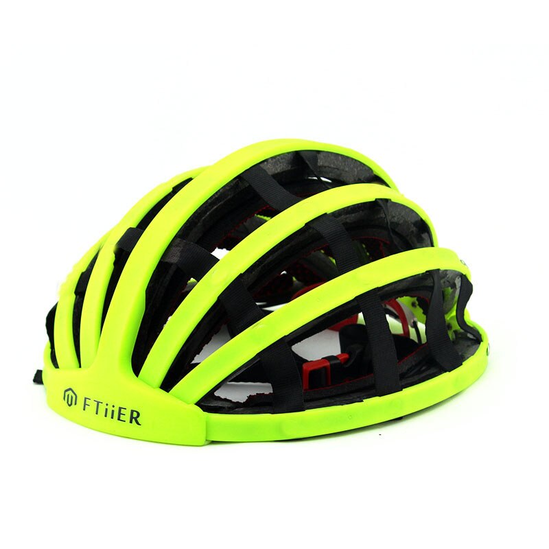 Opvouwbare Fietsen Helm Draagbare Ultralight Racefiets Enduro Helm Unisex Fietshelm Mountain Volwassen Capacete Ciclismo: green / M 54-58CM