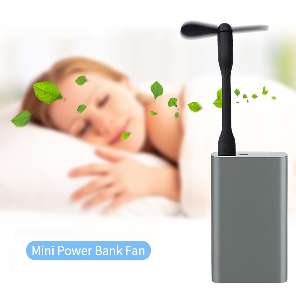USB Small Fan Portable Hand Cool Mini Fan For Computer Flexible Bendable Fan For Power Bank Laptop PC AC Charger Summer Gadget