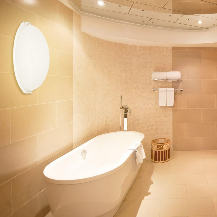 HKML Oval Sauna Explosion-Proof Light Lamp Steam Room Anti-Fog Light for Sauna Room Bathroom Use Tools